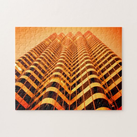Unmögliches Puzzle - Modernes Gebäude (Horizontal)