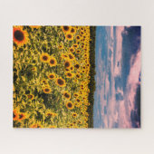 Unmögliches Puzzle - Sonnenblumenfeld (Horizontal)