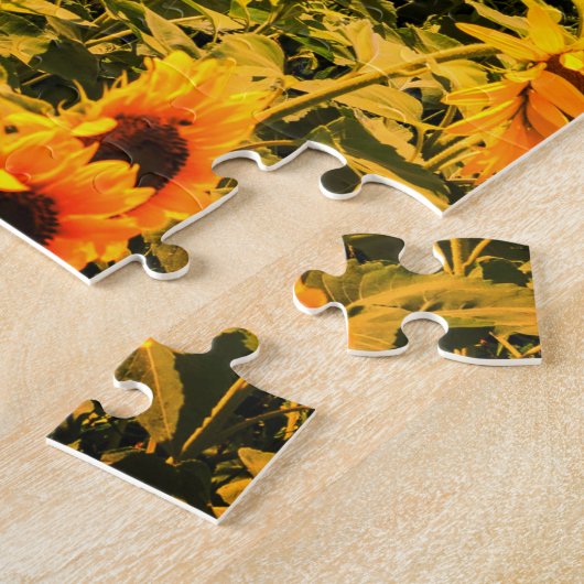 Unmögliches Puzzle - Sonnenblumenfeld (Seite)