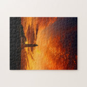Unmögliches Puzzle - Sonnenuntergang im Leuchtturm (Horizontal)