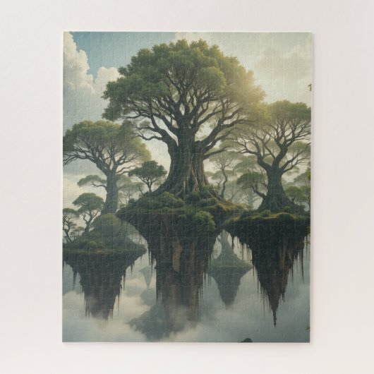 Unmögliches Rätsel - Der flatternde Wald Puzzle (Vertikal)