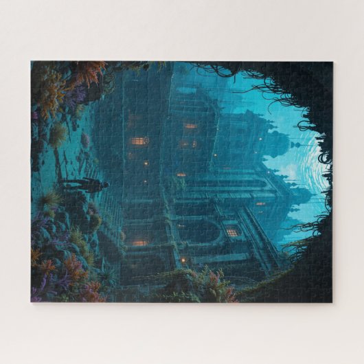 Unmögliches Rätsel - Die versunkene Metropole Puzzle (Horizontal)