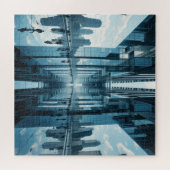 Unmögliches Rätsel - Spiegelstadt Puzzle (Horizontal)