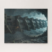 Unmögliches Rätsel - Treppenparadox Puzzle (Horizontal)