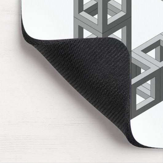 Unmögliches Täuschungs-Dreieck Mousepad (Ecke)