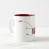 Unmöglichkeiten Zweifarbige Tasse (Vorderseite Links)