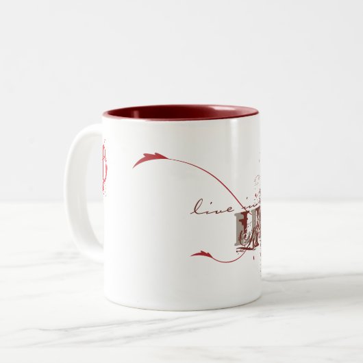 Unmöglichkeiten Zweifarbige Tasse (Vorderseite Links)