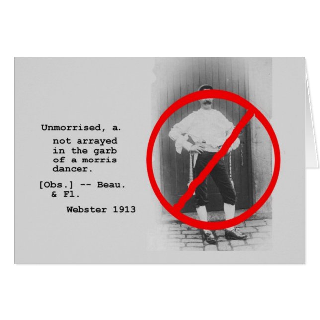 Unmorrisse Card (Vorderseite (Horizontal))