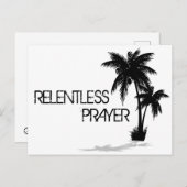 Unnachgiebige Designs Unnachgiebiges Gebet Postkar Postkarte (Vorne/Hinten)