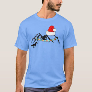Unnachgiebige Designs Weihnachtslicht Pferd Santa  T-Shirt