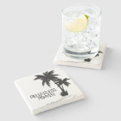 Unnachgiebige Gestaltungen Unnachgiebiges Gebet Steinuntersetzer (Seitenansicht)