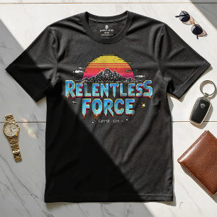Unnachgiebige Kraft - Motivierend Design-T - Shirt