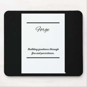 Unnachgiebiger Ehrgeiz - Furchtlose Mauerkunst für Mousepad