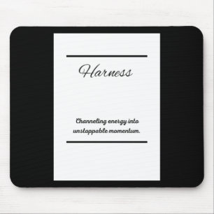 Unnachgiebiger Ehrgeiz - Furchtlose Mauerkunst für Mousepad