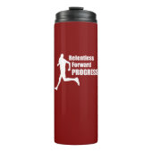 Unnachgiebiger Fortschritt Thermosbecher (Vorderseite)