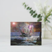 Unnachgiebiges Meer Postkarte (Stehend Vorderseite)