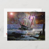 Unnachgiebiges Meer Postkarte (Vorne/Hinten)