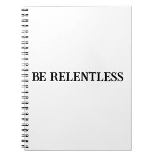 Unnachgiebiges Mindset-Notebook für Männer Notizblock
