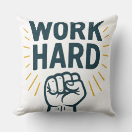 Unnachgiebiges Streben nach Großzügigkeit Kissen