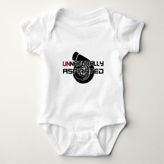 Unnatürlich angesogen baby strampler (Vorderseite)