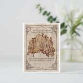 Unnatürliches Pflaster auf Postkarte (Stehend Vorderseite)