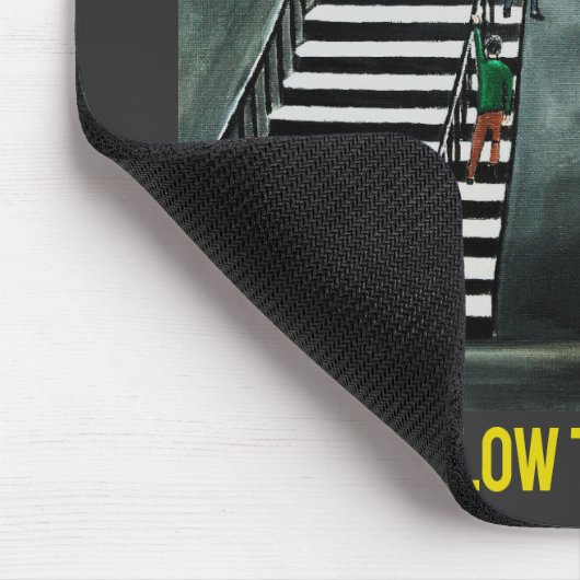 Unnecessary Steps Painting by Alfred Fox Mousepad (Ecke)