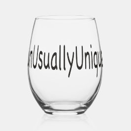 UnNormalerweiseUnique Weinglas Ohne Stiel