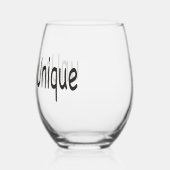 UnNormalerweiseUnique Weinglas Ohne Stiel (Links)