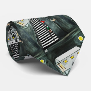 Unnötige Schritte Malerei von Alfred Fox Krawatte