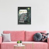 Unnötige Schritte Malerei von Alfred Fox Leinwanddruck (Insitu (Wohnzimmer))