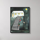 Unnötige Schritte Malerei von Alfred Fox Leinwanddruck (Vorderseite)