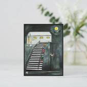 Unnötige Schritte Malerei von Alfred Fox Postkarte (Stehend Vorderseite)