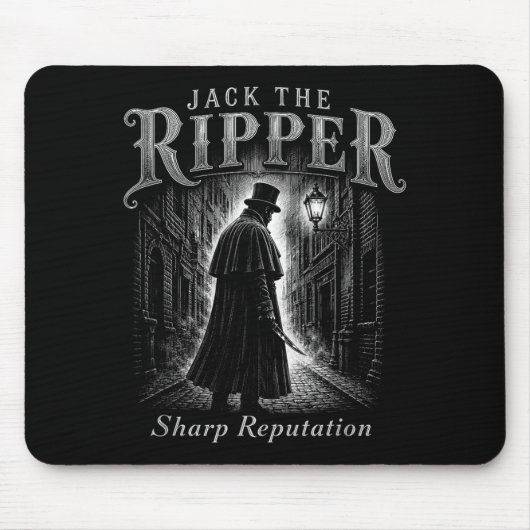 Unny Jack der Ripper Scharfer Ruf Gothic Mousepad (Vorne)