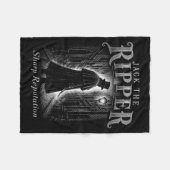 Unny Jack The Ripper Scharfer Ruf Gothic Fleecedecke (Vorderseite (Horizontal))