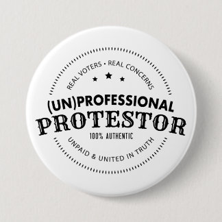 (UNO) Beruflicher Protestor-Knopf Button