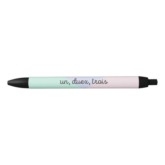 UNO, Deux, Trois Stift (Vorderseite)