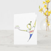 UNO-Geburtstag Karte (Gelbe Blume)