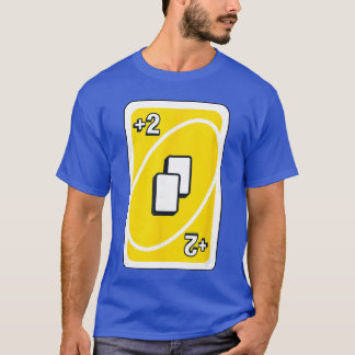 UNO Gelb Drawwo Geschenk lustig T-Shirt