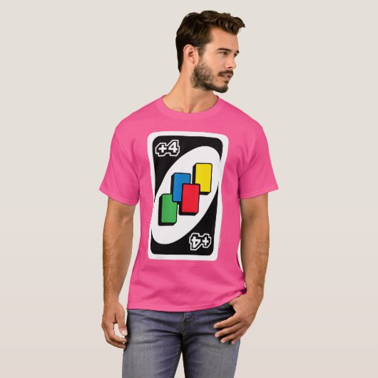 Uno - Gezeichnet vier T-Shirt (Vorne ganz)