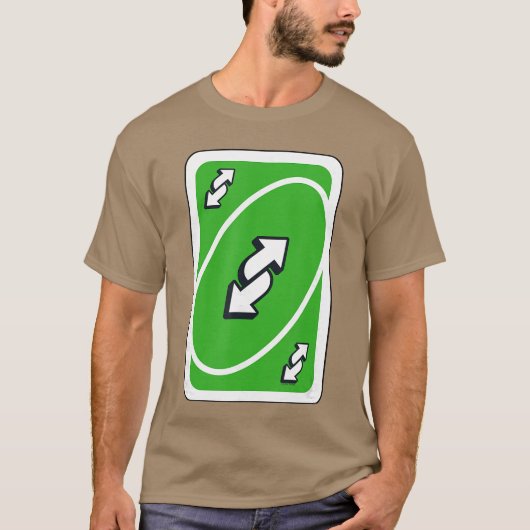 UNO Green Reverse Mädchen lustig T-Shirt (Vorderseite)