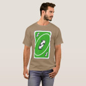 UNO Green Reverse Mädchen lustig T-Shirt (Vorne ganz)