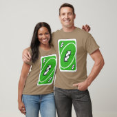 UNO Green Reverse Mädchen lustig T-Shirt (Unisex)