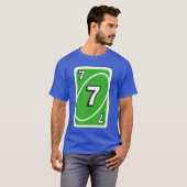 UNO Halloween Green 7 Card T-Shirt (Vorne ganz)