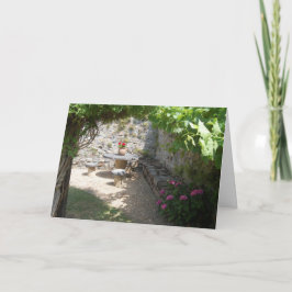 UNO jardin à La française Feiertagskarte