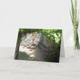 UNO jardin à La française Feiertagskarte