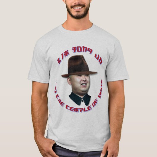 UNO Kim-Jong und der Tempel des Schicksals T-Shirt (Vorderseite)