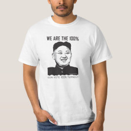 UNO Kim-Jong - wir sind 100% T-Shirt