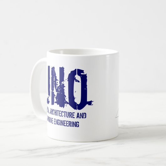 UNO-MARINEarchitektur Kaffeetasse (Vorderseite Links)