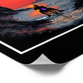 Uno Mas - Disc Golf Poster (Ecke)