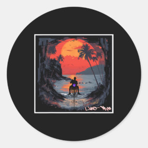 Uno Mas - Discgolf Runder Aufkleber
